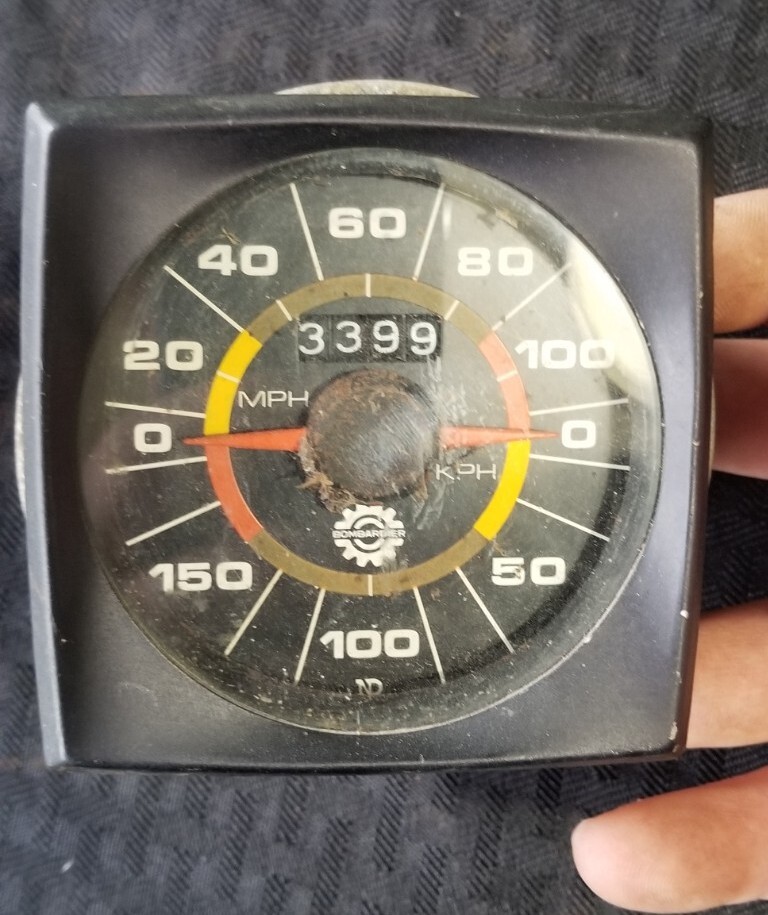 Bombardier Snowmobile Speedometer ♻️