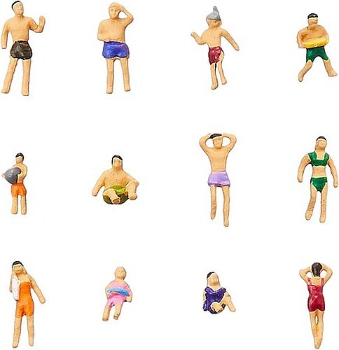 Tomy Sunbathers - pkg(12) - N-Scale