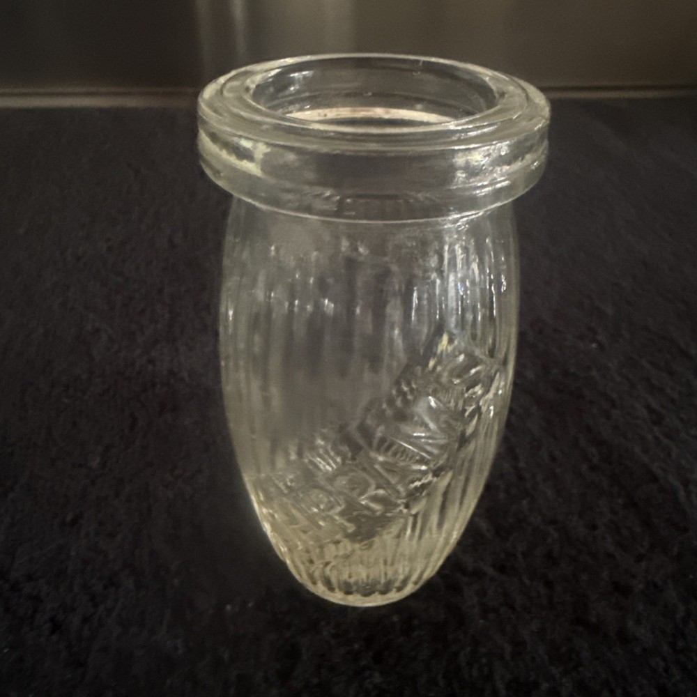 Rare Shippams Vintage Glass Paste Jar