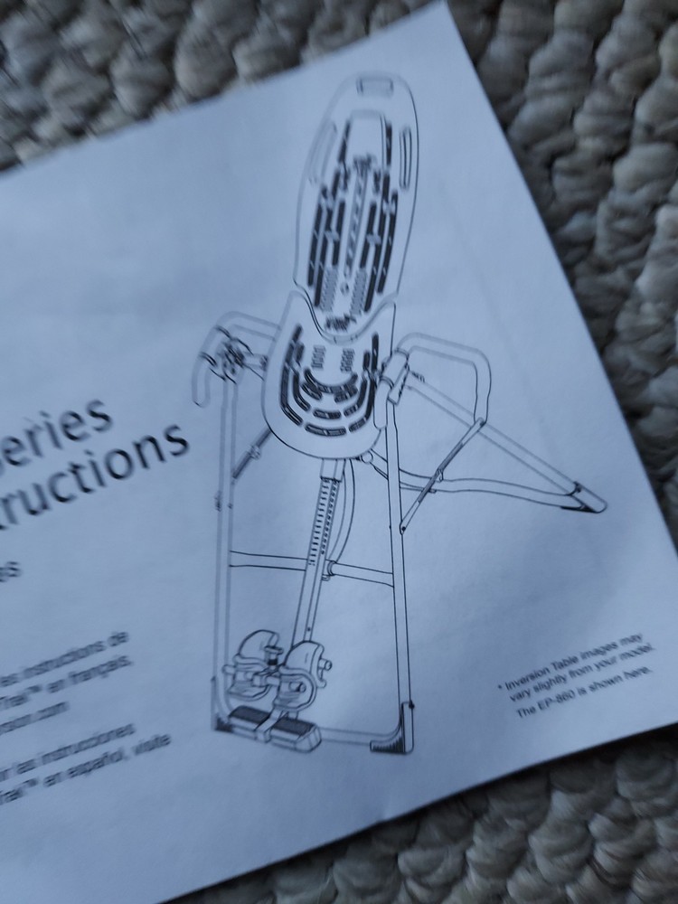 Teeter Hang Ups, EP-860, New, Never Used, Inversion Table