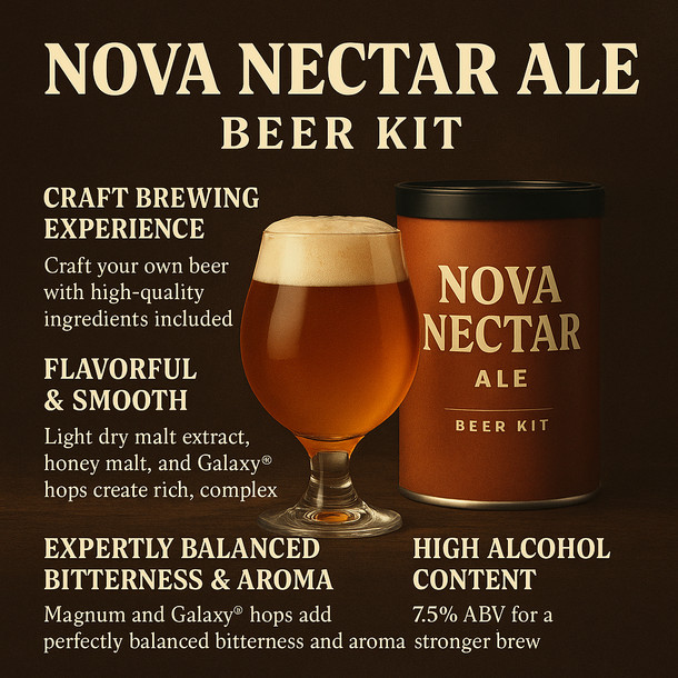 Label Peelers Nova Nectar Ale Beer Kit