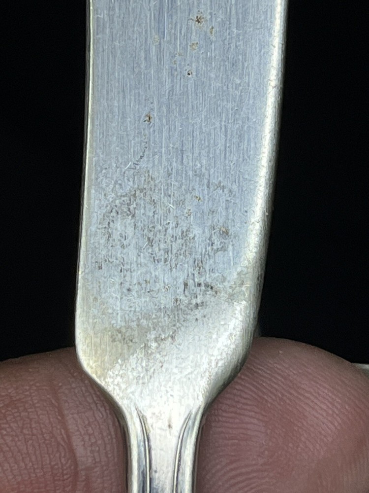 International S. Co., XII, Silver plated Spoon & Unbranded Butter Knife Serving