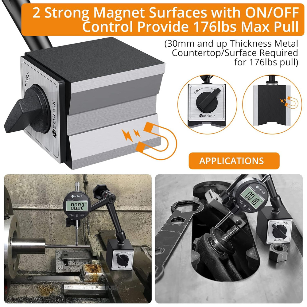 Precision 1" Digital Indicator & Disc Brake Rotor Measurement Set