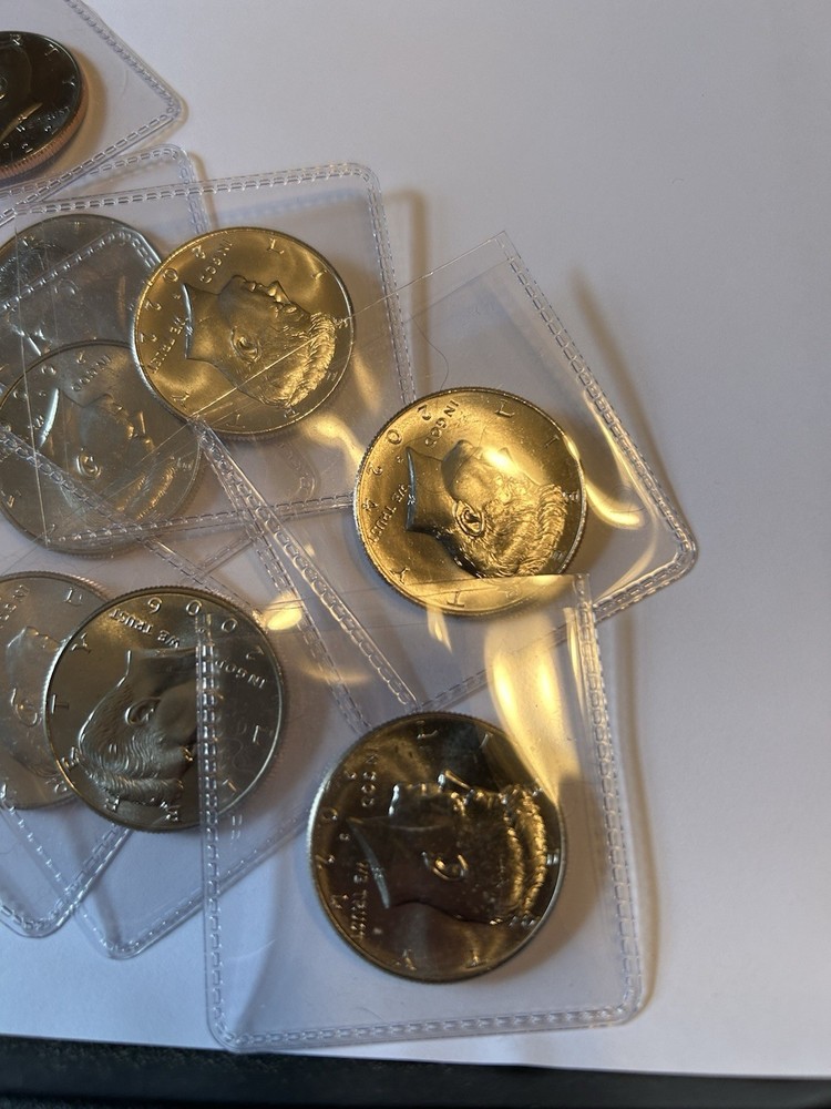Kennedy Half Dollars Random Dates Sent Uncirculated