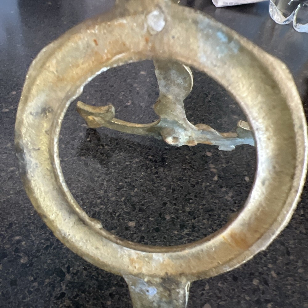 Vintage Brass Anchor Door Knocker