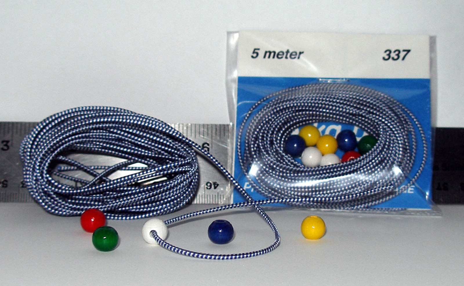 PEKABE 337 Covered Elastic Cord 5 Meters Backhaul Model Sailboat Yacht R/C