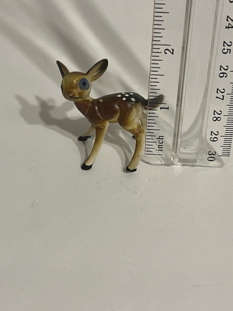 Vintage Miniature Plastic Deer Figures