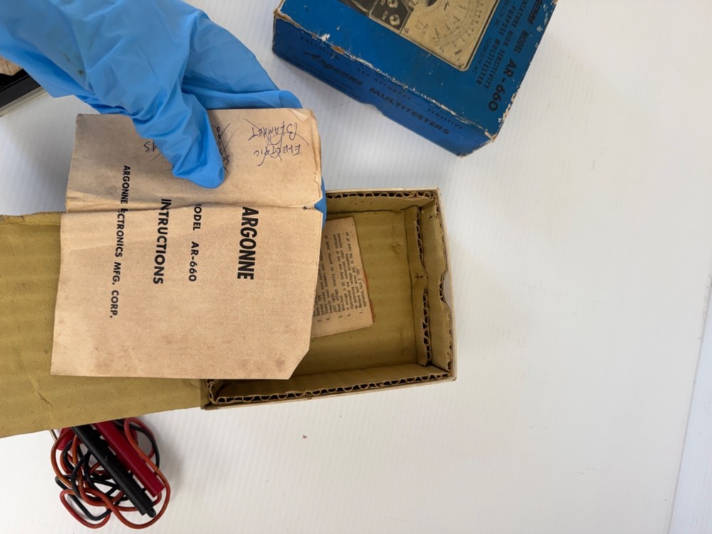 Vtg Argonne Test Meter AR-660 Untested