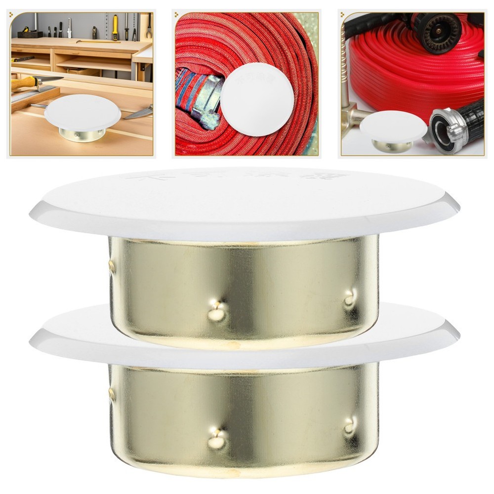 8 Pcs Sprinkler Head Protector Flat Guard Plate Fire Cover Concealed Nozzle