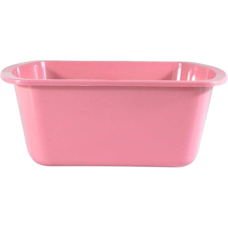 Graduated Plastic Dish Pan Rectangular Soaking Basin Household & Healthcare Use