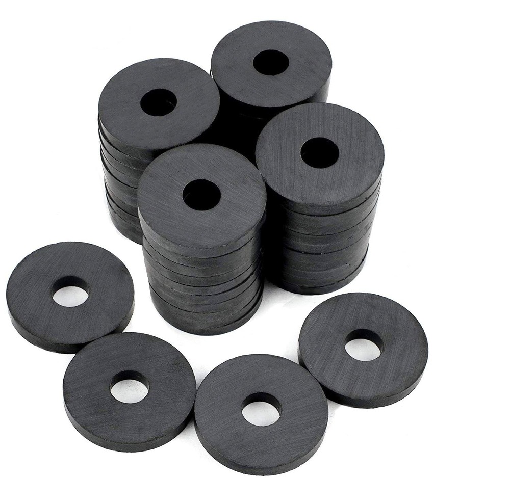 Creative Solutions: 29 Pack 1.25 Inch Ceramic Ring Magnets for Crafts & Projects