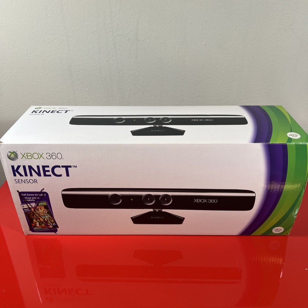 Microsoft Xbox 360 Kinect Sensor With Box No Game Tested