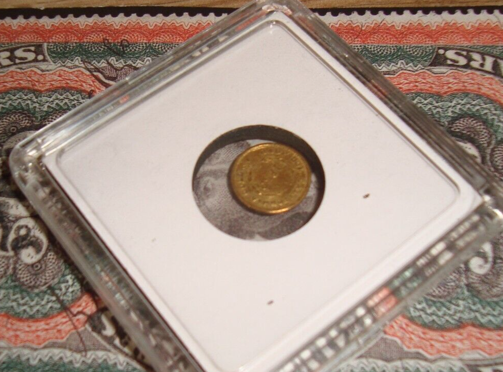 California Small Denomination GOLD 1853 Liberty Head Gold Half Dollar-Round DOL.