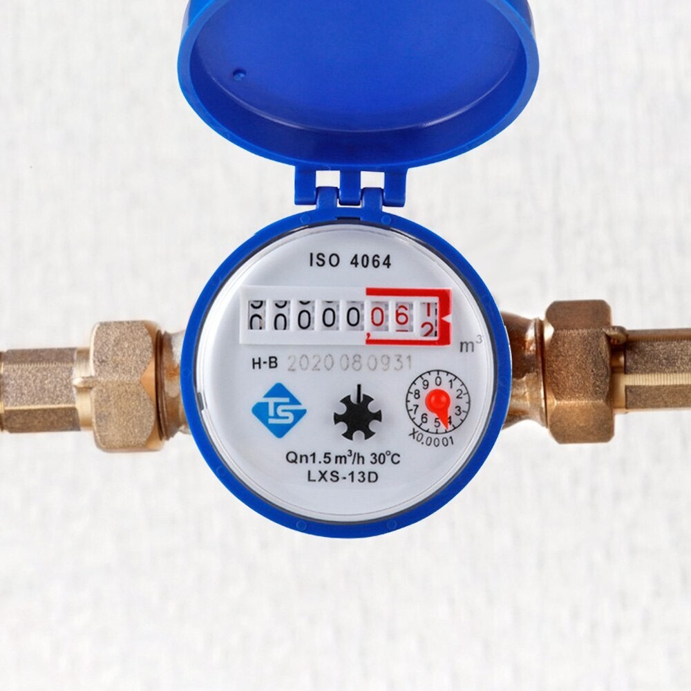 Cold Smart Water Meter Rotary Wing E-Type Digital Display Pointer Counter Tool