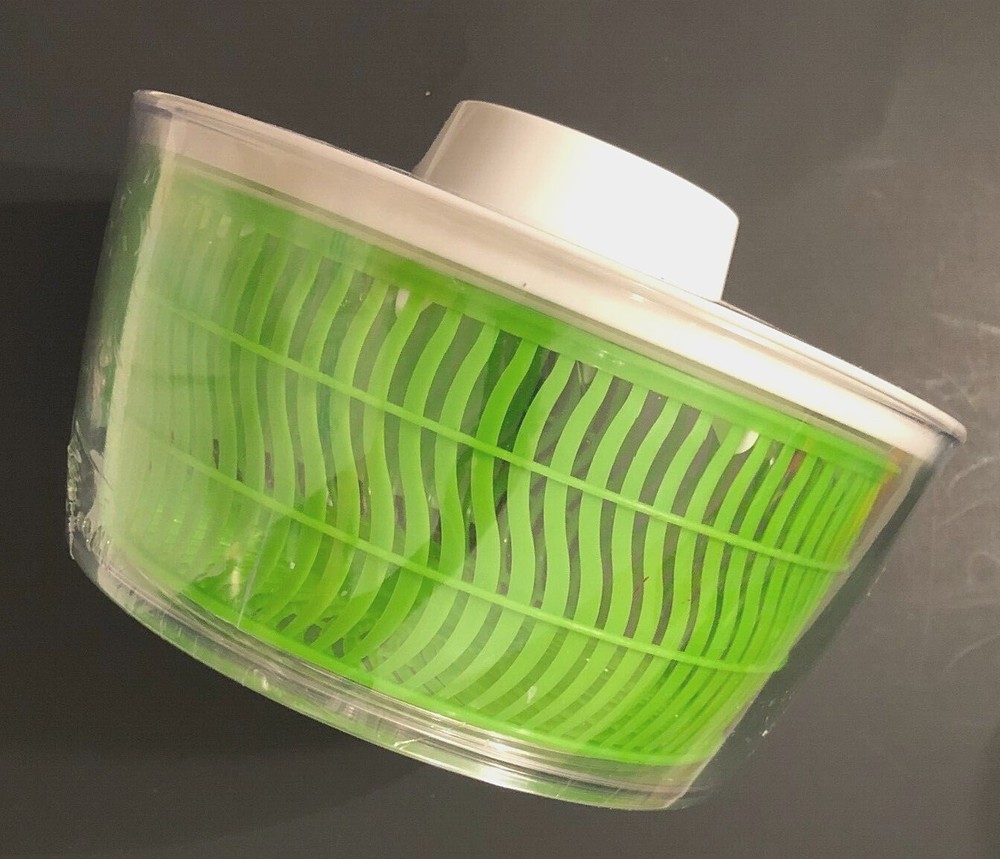 PROGRESSIVE PREP SOLUTIONS Green White Salad Spinner 4 Quart Shrinkwrap New