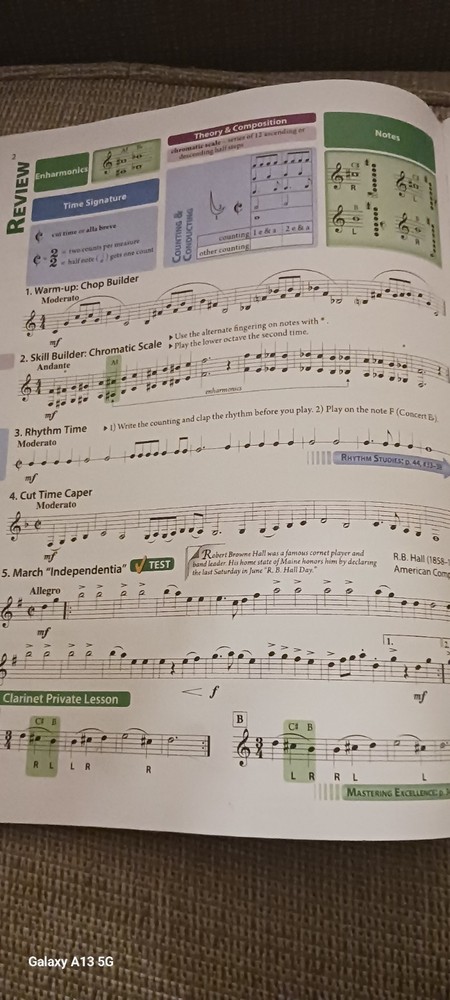 Clarinet Instruction Book Bb Clarinet Comprehensive Band Method W63CL