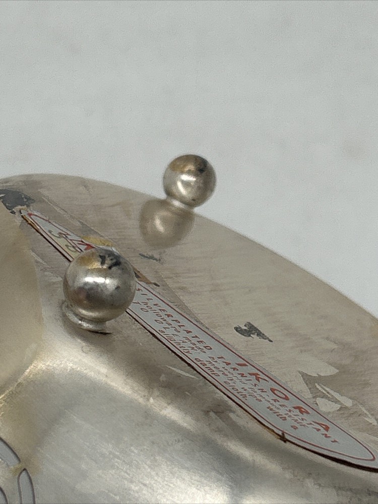 Vintage WMF IKORA Germany Silver Plated Footed Candy Bowl Trinket Dish #3815