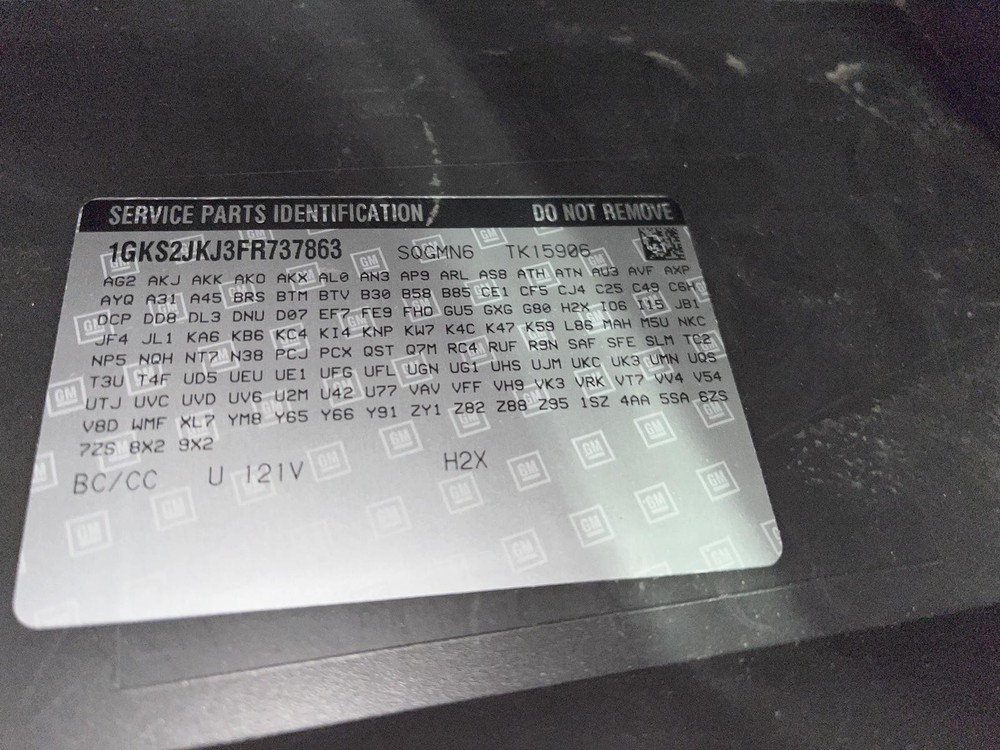 Used Blind Spot Detection System Warning Control Module fits: 2015 Gmc Yukon xl