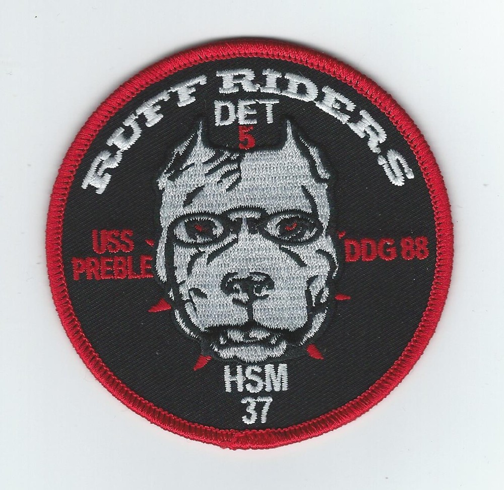 HSM-37 DET 5 DDG-88 "RUFF RIDERS" patch