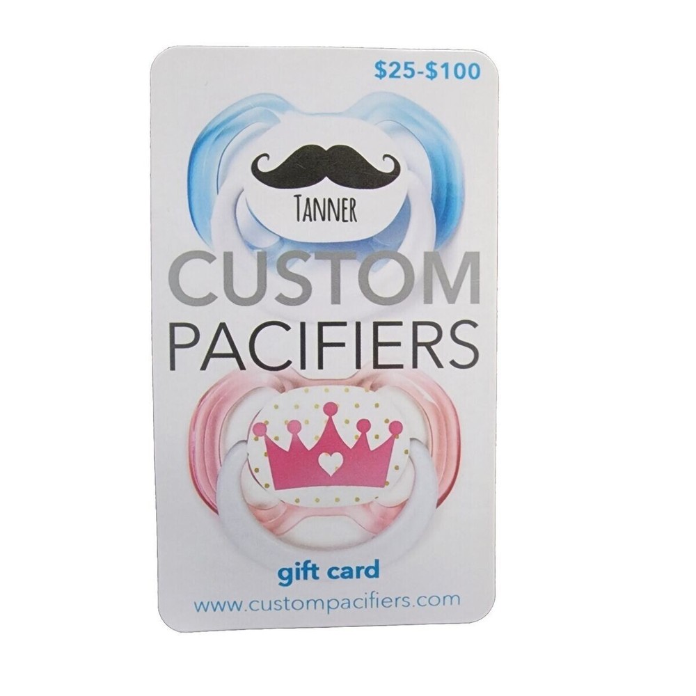 $30 Custom Pacifiers Gift Card