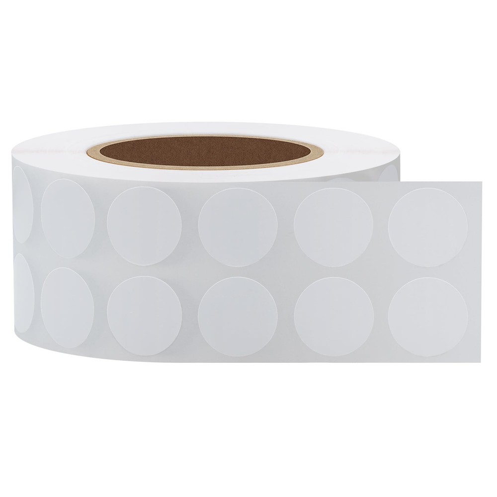 HYBSK 2000pcs White Circle Stickers Color Coding Dot Labels 1/2 13mm,
