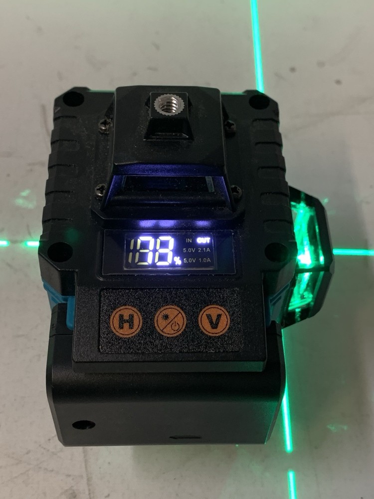 Maxlight Laser Level Meter 3d TDY-SX-A 12-16 Lines Green Light Leveling & Alignm