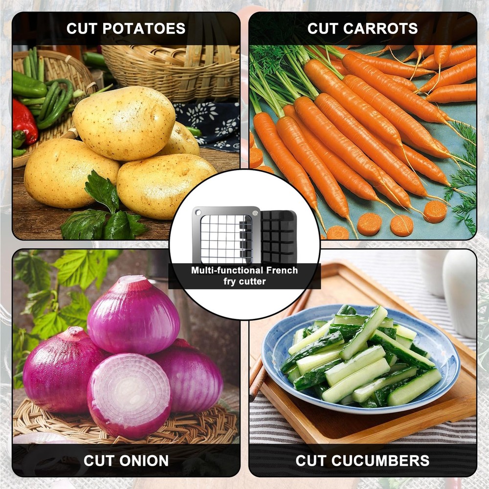 KELEYU Replacement Chopper1/2'’ Blade,Commercial Vegetable Chopper Dicer Stai...