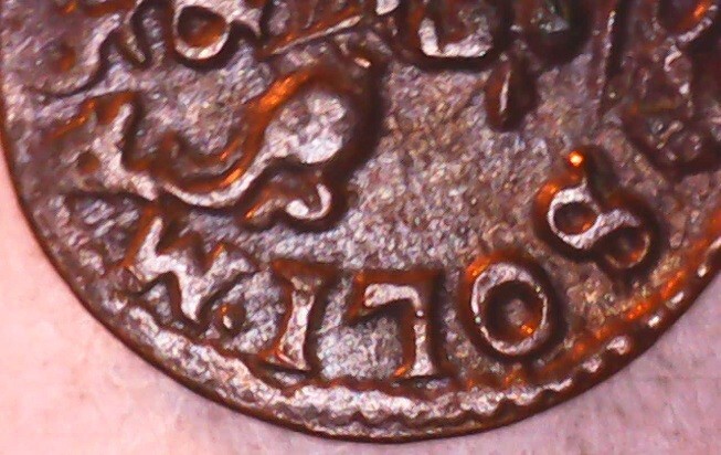 1665 Lithuania 1 Shilling, Alignment Errors; Old Coin Foreign Money
