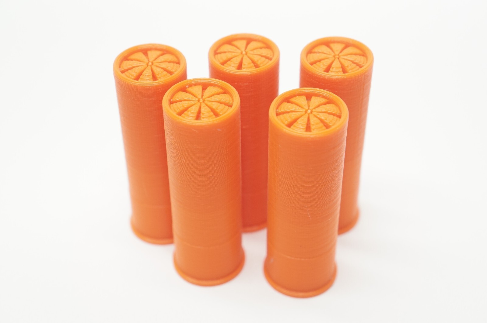 12Ga Snap Caps - Orange Safety Trainer Dummy Rounds 5Pc