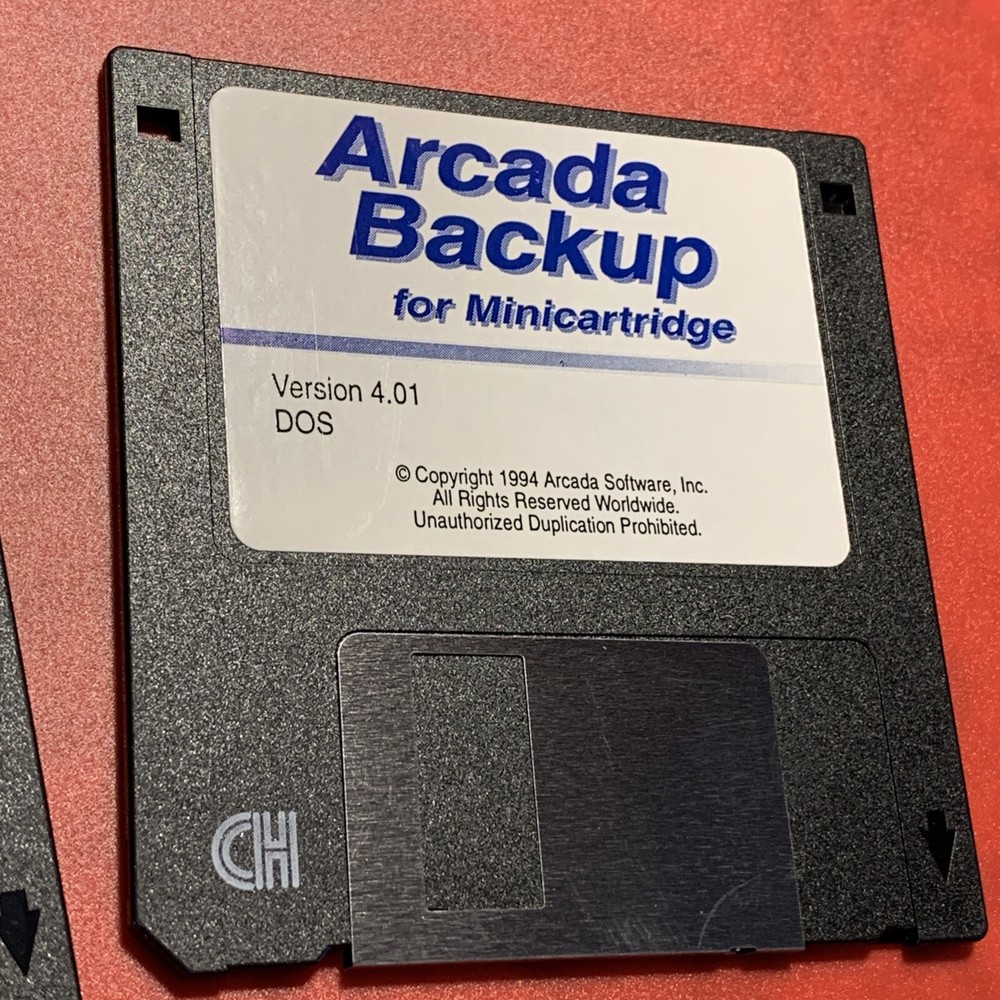 Arcada Backup For Minicartridge DOS/Windows User Guide