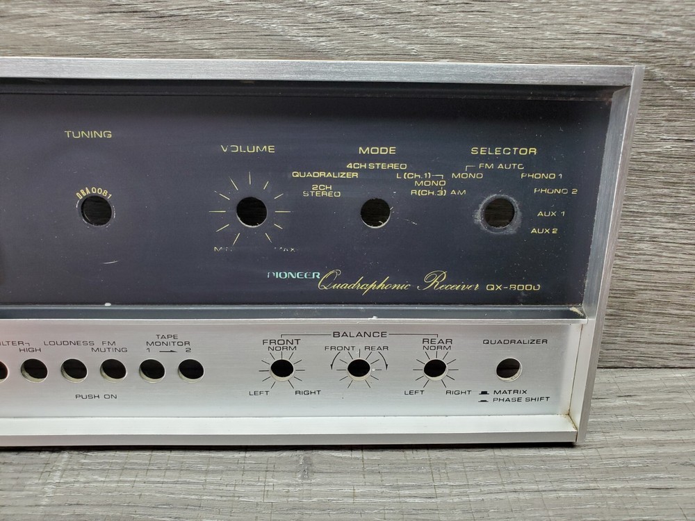 Pioneer QX-8000 Face Plate