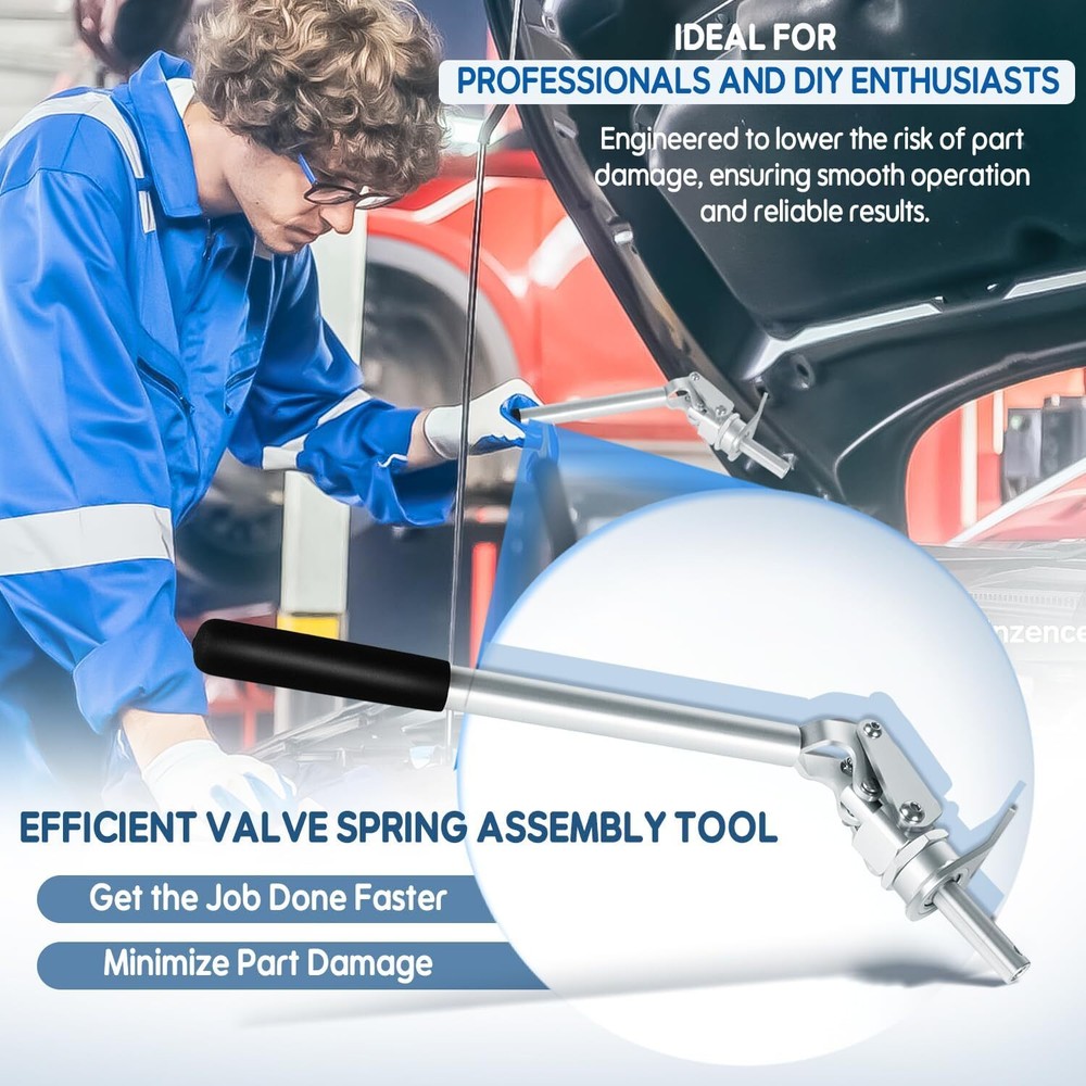 66784 Proform Valve Spring Compressor Remove Stud Mount FOR all 3/8" & 7/16"