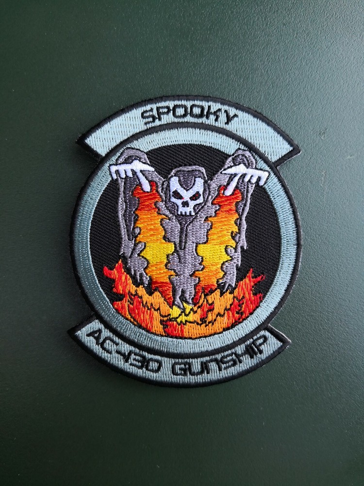 Ace Combat Assault Horizon SPOOKY AC-130 Embroidered Morale Hook Loop War Patch