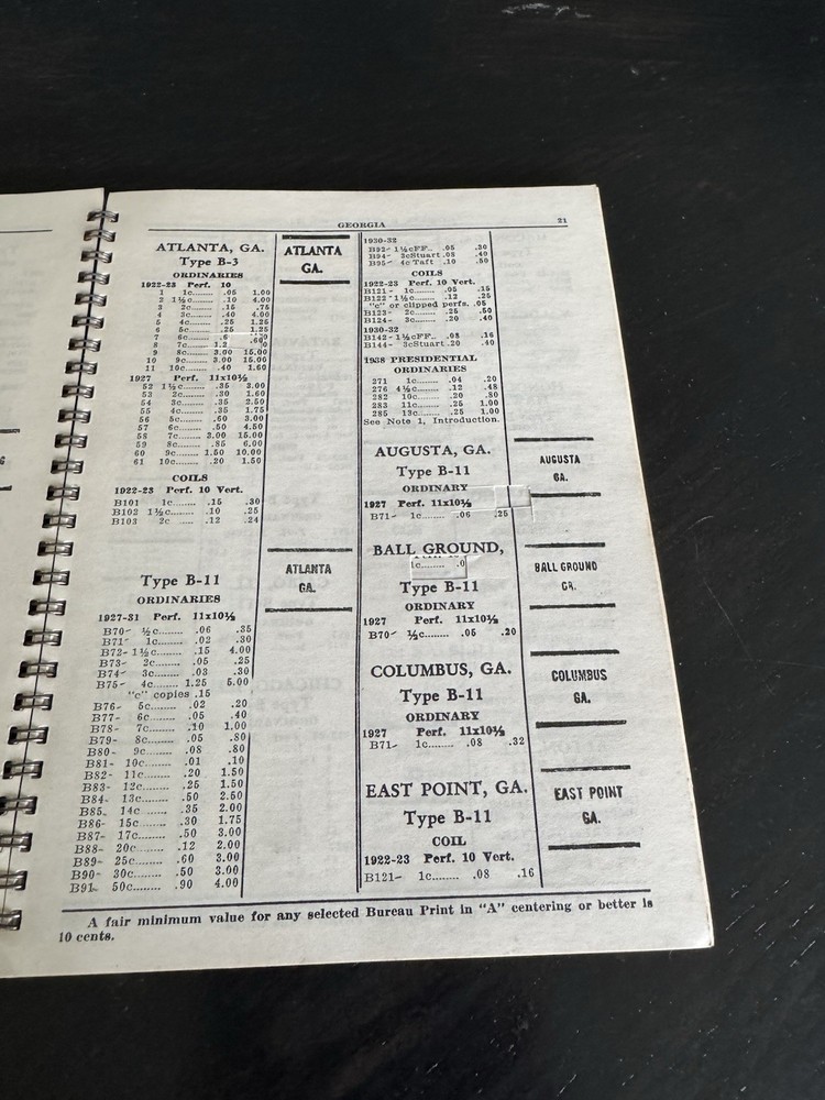 1939 United States Bureau Precancel Book Mitchell-Hoover Catalog
