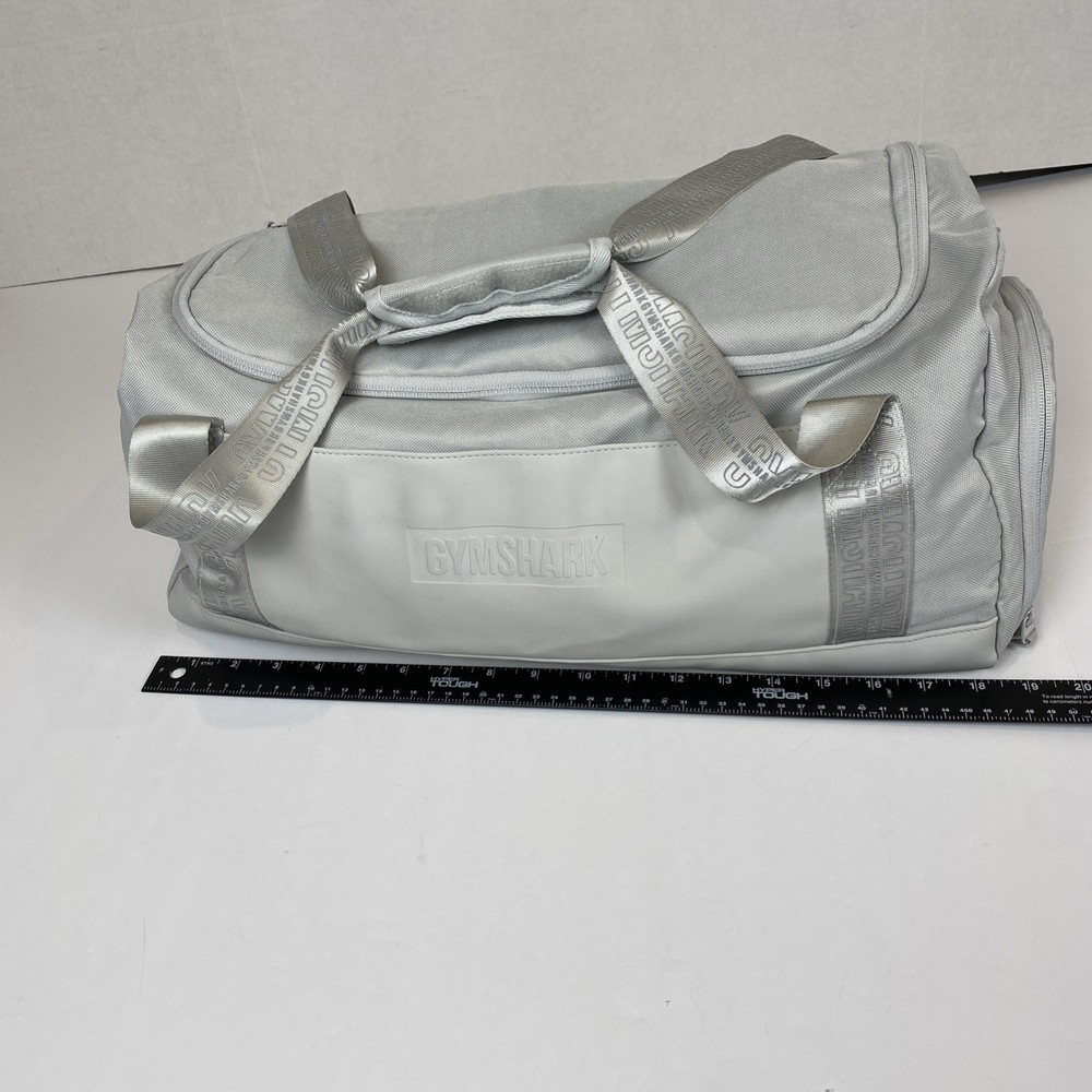 Gray Gymshark Duffel Bag 18x10