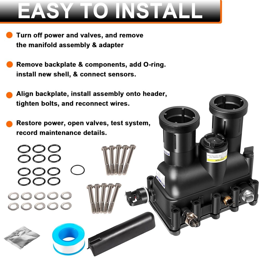 77707-0016 for Manifold Replacement Kit for Pentair MasterTemp Pool Spa Heaters