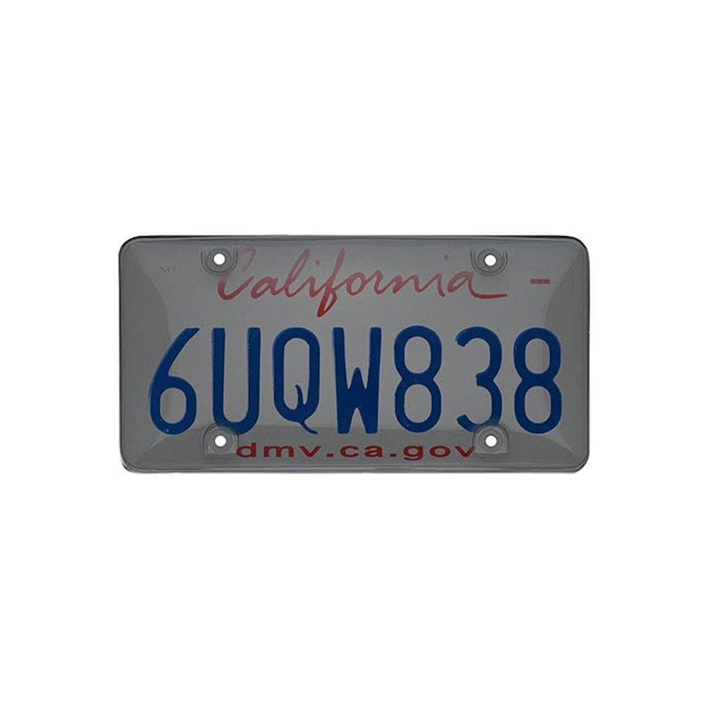 2 pack License Unbreakable Plate Front Rear Decors Auto Tag Trim Protector