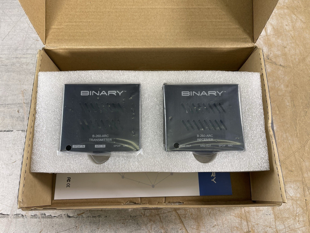 BINARY B-260-ARC AUDIO RETURN EXTENDER FOR HDMI ARC & SPDIF IN - (NEW-OPEN BOX)