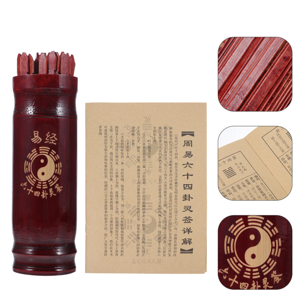 Fortune Teller Accessories Container Chinese Telling Sticks Games
