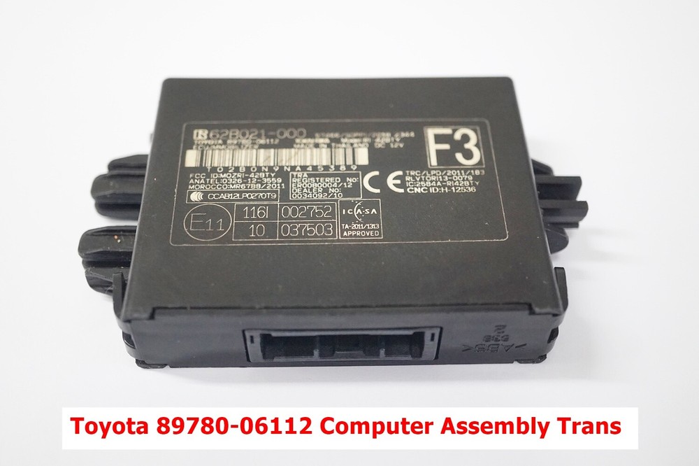 89780-06112 genuine part toyota Computer Assembly Trans