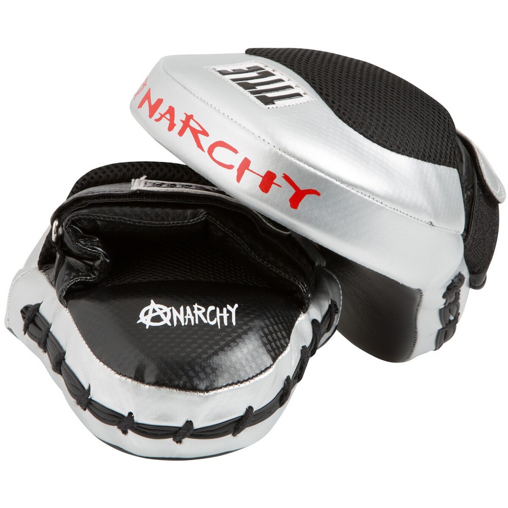Title Boxing Aerovent Anarchy Punch Mitts - Black/Silver