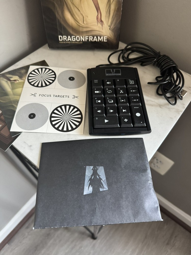 Dragonframe 4 DZED USB Keypad Controller DFK02 Stop Motion Animation No Software