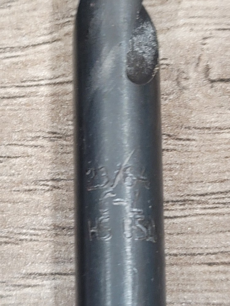 2ea C-L HS USA DRILL MACHINIST BITS 23/64" EUC