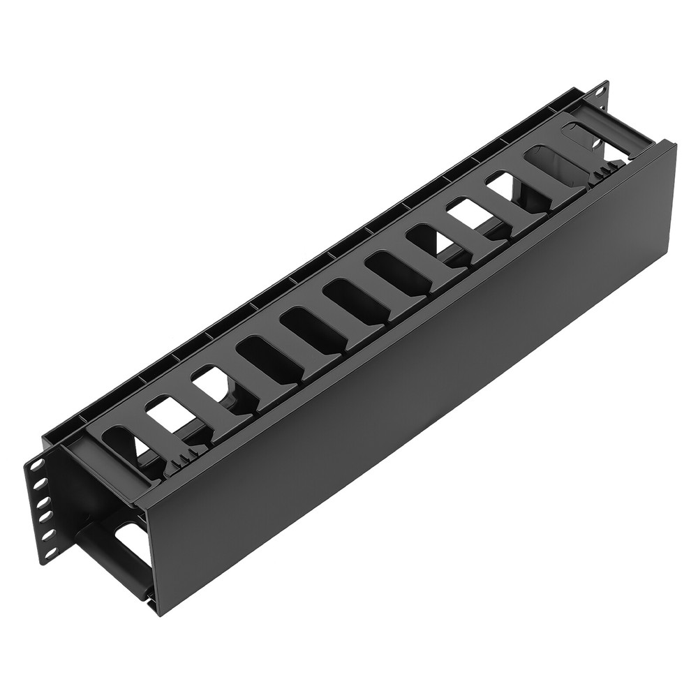 4 Pack Horizontal Rack Mount Cable Management, Cable Organizer, Cable Raceways