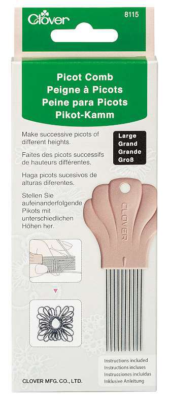 Clover Picot Comb-Large