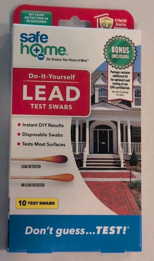 ® Lead in Solids Combo Test Kit – 10 DIY Swabs + Optional Testing at our EPA ...