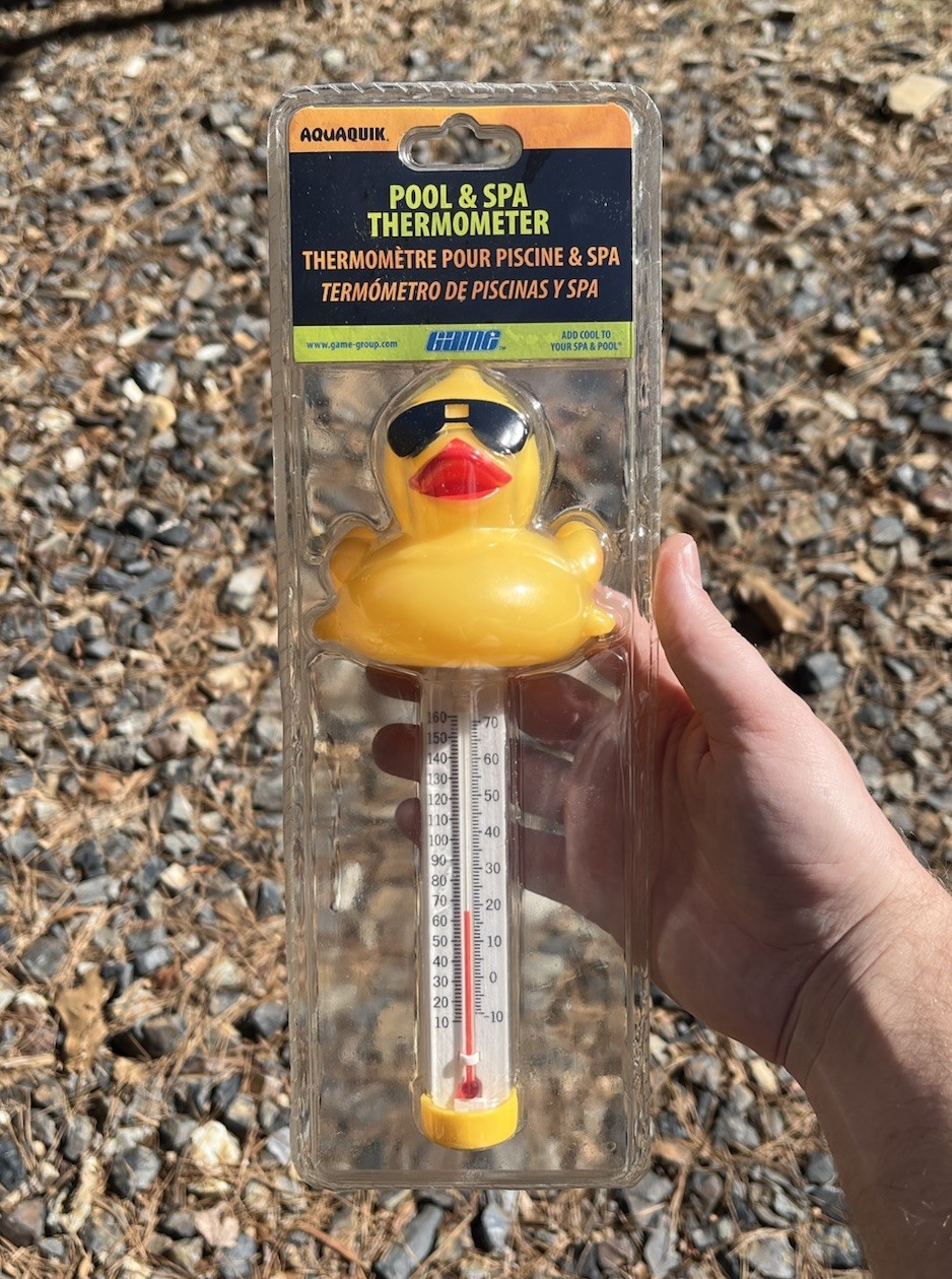 Game 7000 Derby Duck Pool & Spa Thermometer Aquaquik Shatter-Resistant