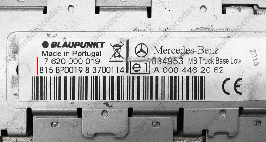 ✅MERCEDES RADIO DECODE PIN CODE FOR ALL MODELS ALPINE BECKER MF2199 M2910✅