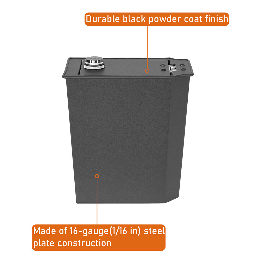 Steel Center Console Lock Vault Box for 2015-2022 Chevy Colorado GMC Canyon