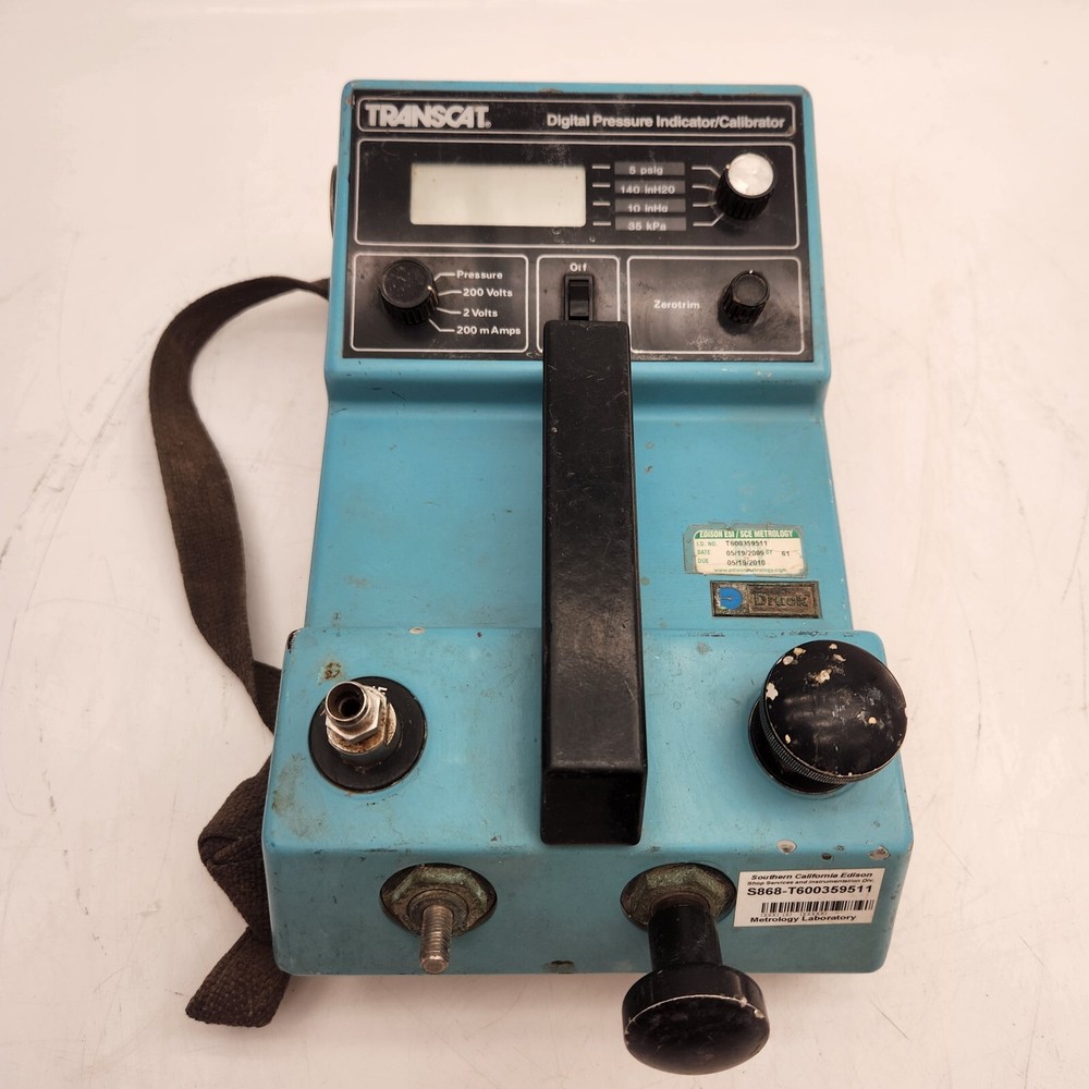 Transcat DPI-601 Precision Digital Pressure Indicator/Calibrator | Untested